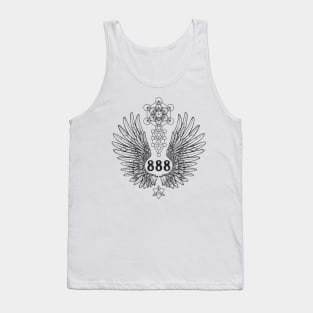 Angel Number 888 Sacred Geometry Tank Top